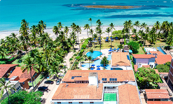 Vista aérea - Localização - Baia Branca